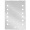 Mexen Ner, LED kúpeľňové zrkadlo s podsvietením 50x70 cm, 6000K, ochrana proti zahmlievaniu, 9809-050-070-611-00 Mexen Ner, LED kúpeľňové zrkadlo s podsvietením 50x70 cm, 6000K, ochrana proti zahmlievaniu, 9809-050-070-611-00