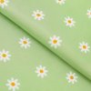 Goldea teflónová látka na obrusy - margarétky na zelenom 160 cm Goldea teflónová látka na obrusy - margarétky na zelenom 160 cm