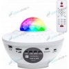 Farebný bluetooth projektor s reproduktorom BTM0504-B biely Farebný bluetooth projektor s reproduktorom BTM0504-B biely