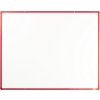 Biela magnetická popisovacia tabuľa s keramickým povrchom boardOK, 1500 x 1200 mm, červený rám Biela magnetická popisovacia tabuľa s keramickým povrchom boardOK, 1500 x 1200 mm, červený rám