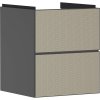 HANSGROHE Xevolos E závesná skrinka pod umývadielko, 2 zásuvky PushOpen, 480 x 475 x 555 mm, bridlicová matná sivá/štruktúrovaný bronz, 54174390 HANSGROHE Xevolos E závesná skrinka pod umývadielko, 2 zásuvky PushOpen, 480 x 475 x 555 mm, bridlicová matná sivá/štruktúrovaný bronz, 54174390