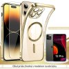 Silikónové púzdro Luxria Luxury MagSafe pre iPhone - Zlaté iPhone: 12 Pro Silikónové púzdro Luxria Luxury MagSafe pre iPhone - Zlaté iPhone: 12 Pro
