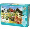 COBBLE HILL Rodinné puzzle Vitajte na farme 350 dielikov COBBLE HILL Rodinné puzzle Vitajte na farme 350 dielikov