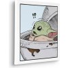 Komar Nástenný obraz na ráme Star Wars Mandalorian Grogu Shocked 40 x 40 cm Komar Nástenný obraz na ráme Star Wars Mandalorian Grogu Shocked 40 x 40 cm