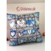 Didatex A-1 Blue Hearts Antialergický vankúš Didatex A-1 Blue Hearts Antialergický vankúš