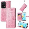 Peňaženkové kožené puzdro Cat and Dog na Honor 200 Lite 5G - Ružová Peňaženkové kožené puzdro Cat and Dog na Honor 200 Lite 5G - Ružová