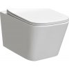 KERRA - Miska WC závesná Tinos so sedadlom (biele lesklé) 5907548115232 KERRA - Miska WC závesná Tinos so sedadlom (biele lesklé) 5907548115232