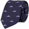 Bubibubi kravata s autami tmavomodrá Bubibubi kravata s autami tmavomodrá