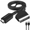 Kábel adaptér konvertor z Euro SCART na HDMI Kábel adaptér konvertor z Euro SCART na HDMI
