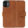 Fixed ProFit kožené flipové púzdro pre iPhone 16 - hnedé FIXPFIT2-1400-BRW