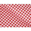 Bavlnená látka/plátno Sandra SA-056 Červeno-biele kocky - šírka 145 cm Bavlnená látka/plátno Sandra SA-056 Červeno-biele kocky - šírka 145 cm
