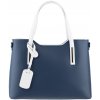 NovaKabelka.sk Isidora Blu Bianca kožená talianska kabelka modrá NovaKabelka.sk Isidora Blu Bianca kožená talianska kabelka modrá