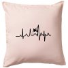EKG horolezec - Vankúš 50x50 - 50x50 - Iba poťah ( Svetloružová ) EKG horolezec - Vankúš 50x50 - 50x50 - Iba poťah ( Svetloružová )