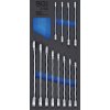 BGS technic Vložka do dielenského vozíka 1/3: sada ráčňových očkoplochých kľúčov | 8 - 19 mm | 12-dielna (BGS 4196) BGS technic Vložka do dielenského vozíka 1/3: sada ráčňových očkoplochých kľúčov | 8 - 19 mm | 12-dielna (BGS 4196)