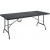 DB Garden Skládací cateringový stůl pro 8 osob Madden černý DB Garden Skládací cateringový stůl pro 8 osob Madden černý