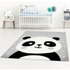 Moderný koberec BUBBLE - Sivá panda Rozmer koberca: 160x225cm Moderný koberec BUBBLE - Sivá panda Rozmer koberca: 160x225cm