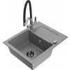 MEXEN/S MEXEN/S - Enzo granitový drez s odkvapkávačom vrátane batérie Duo, šedá 6506-71-671701-07-B MEXEN/S MEXEN/S - Enzo granitový drez s odkvapkávačom vrátane batérie Duo, šedá 6506-71-671701-07-B