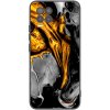 Picasee silikónový čierny obal pre Realme 8 4G - Black Gold Picasee silikónový čierny obal pre Realme 8 4G - Black Gold