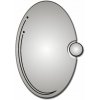 Nástenné zrkadlo MAX oválne 60 x 90 mm Nástenné zrkadlo MAX oválne 60 x 90 mm