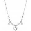 Brosway Romantický oceľový náhrdelník srdce chakra BHKN161