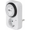 Goobay mechanický časový spínač, 24hod., 230V, 16A, IP20, SCHUKO, biely Goobay mechanický časový spínač, 24hod., 230V, 16A, IP20, SCHUKO, biely