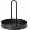 Podnos na servírovanie GRIB 28 cm, čierna, železo, ferm LIVING Podnos na servírovanie GRIB 28 cm, čierna, železo, ferm LIVING