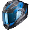 Scorpion Exo-1500 Carbon Air Platted černá/modrá S Scorpion Exo-1500 Carbon Air Platted černá/modrá S