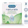 Durex Naturals (3 ks), lubrikované 98% prírodným gélom