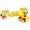 Bigjigs Rail Vagon s buldozérom + 2 koľaje Bigjigs Rail Vagon s buldozérom + 2 koľaje