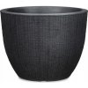 Kvetináč plast sivý Scheurich 47 cm x 47 cm x 36 cm Kvetináč plast sivý Scheurich 47 cm x 47 cm x 36 cm