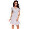 Dn-Nightwear TM.9301 nočná košeľa šedá