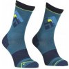 Ortovox Alpine Light Compression Mid Socks M mountain blue 45 - 47 ponožky