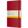 Moleskine Zápisník mäkké dosky A5 štvorčekový červený Moleskine Zápisník mäkké dosky A5 štvorčekový červený