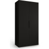 Wilsondo Skriňa Marbella 1 100x202x50 - čierna Wilsondo Skriňa Marbella 1 100x202x50 - čierna