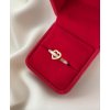 JOHAN, TAI PEI Prsteň z chirurgickej ocele Heart Gold Veľkosť: 19 JOHAN, TAI PEI Prsteň z chirurgickej ocele Heart Gold Veľkosť: 19