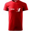 Handball sport - Klasické pánske tričko vyššej gramáže - XS ( Červená ) Handball sport - Klasické pánske tričko vyššej gramáže - XS ( Červená )