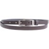 Špongr dámsky úzky kožený opasok 1550 sivý