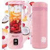 Stolný mixér BlendyGo Mikser do smoothie mini stolný mixér 3 250 W, ružový Stolný mixér BlendyGo Mikser do smoothie mini stolný mixér 3 250 W, ružový