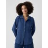 GAP Ľanová košeľa oversize Tmavomodrá XS GAP Ľanová košeľa oversize Tmavomodrá XS