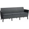 Allibert Salema 3 seater sofa - grafit Allibert Salema 3 seater sofa - grafit