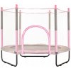 Trampolína pre deti so sieťou 1520x1220MM Ružová 120KG pre deti od 3 rokov Trampolína pre deti so sieťou 1520x1220MM Ružová 120KG pre deti od 3 rokov