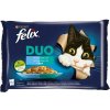 Felix Fantastic Duo treska a losos, losos a sardinky, sleď a pstruh, pstruh a makrela 4 x 85 g Felix Fantastic Duo treska a losos, losos a sardinky, sleď a pstruh, pstruh a makrela 4 x 85 g