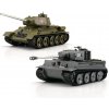 TORRO World of Tanks: 1/30 RC Tiger I + T-34/85 modely tanků v měřítku 1/30 s IR TORRO World of Tanks: 1/30 RC Tiger I + T-34/85 modely tanků v měřítku 1/30 s IR
