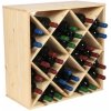 WAMAR Drevený regál na víno Clever RW61-X4 WAMAR Drevený regál na víno Clever RW61-X4