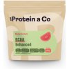 Protein&Co. BCAA ENHANCED – komplex aminokyselin 250 g Váha: 500 g, Zvoľ príchuť: Melon sorbet Protein&Co. BCAA ENHANCED – komplex aminokyselin 250 g Váha: 500 g, Zvoľ príchuť: Melon sorbet