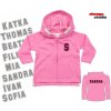 mikina s kapucňou s vlastným menom ružová mikina s kapucňou s vlastným menom ružová