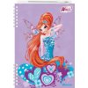 Twin Wire Winx club Zápisník A5 s efektem 3D a vazbou + pero Twin Wire Winx club Zápisník A5 s efektem 3D a vazbou + pero