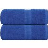 Uteráky pre hostí VidaXL modré bavlnené 30x50 cm 2 kusy Uteráky pre hostí VidaXL modré bavlnené 30x50 cm 2 kusy