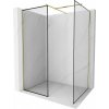 MEXEN/S - Kioto Sprchová zástena Walk-in 120 x 90, čierny vzor, zlatá kartáčovaná 800-120-202-55-70-090 MEXEN/S - Kioto Sprchová zástena Walk-in 120 x 90, čierny vzor, zlatá kartáčovaná 800-120-202-55-70-090