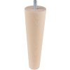 Walteco Nábytková noha priemer 25/55mm, výška 150mm, drevo, buk lakovaný , 50057 Walteco Nábytková noha priemer 25/55mm, výška 150mm, drevo, buk lakovaný , 50057